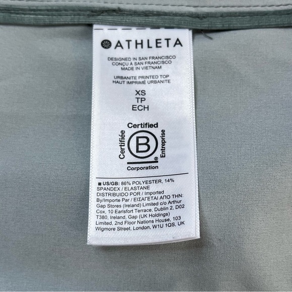 Athleta Urbanite Long Sleeve Button Down Top for Women, Size XS - Picture 5 of 7